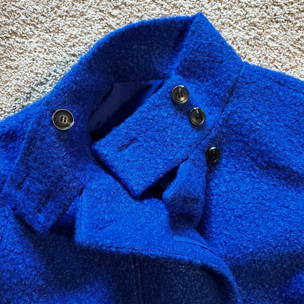 LOFT Royal Blue Teddy Jacket - Picture 4 of 15